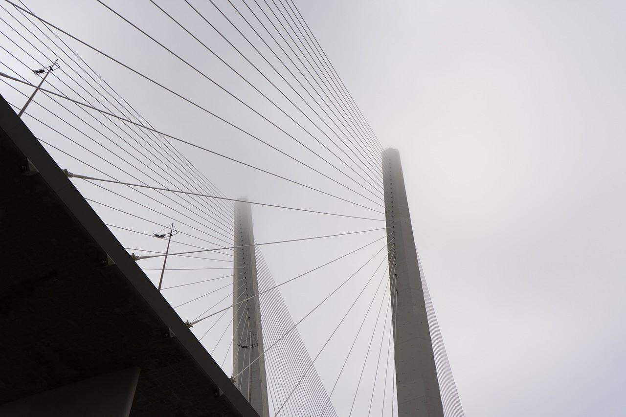 Image of a bridge illustrating a key product of structural and materials engineering